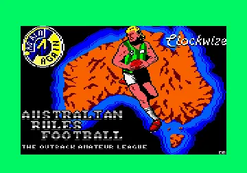 Australian Rules Football (UK) (1990) screen shot title